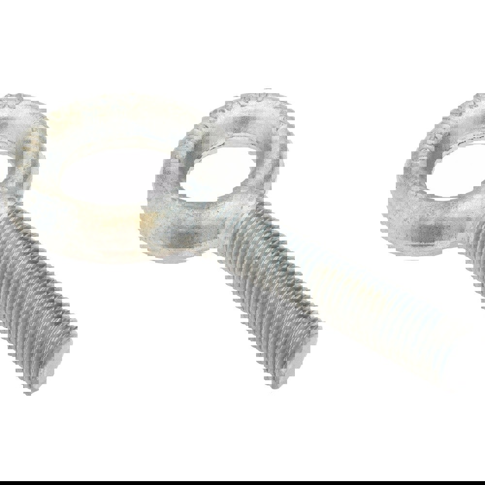 Lifting Eye Bolt: Without Shoulder, 9,000 lb Capacity, 1-8 Thread, Grade C-1035 Steel